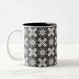 Monochromatic Kaleidoscope Coffee Mug