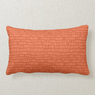 Monochromatic Orange sherbert accent pillow
