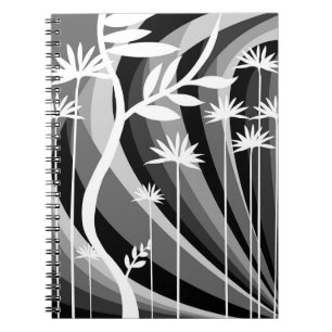 Monochromatic Plant Print Notebook