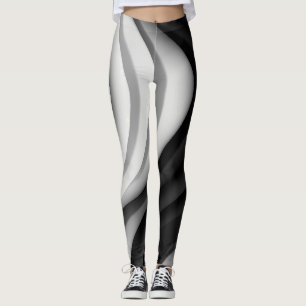 Monochromatic Wave Leggings