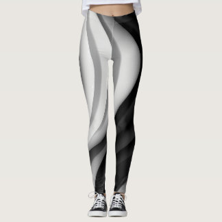 Monochromatic Wave Leggings