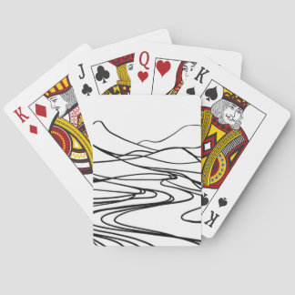 Monochromatic zen tranquility playing cards