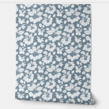 Monochrome Berry Branch Wallpaper