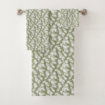 Monochrome Berry Garden Towel Set
