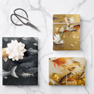 Monochrome Bliss Wrapping Paper Sheets