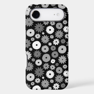 Monochrome Blooms Repeat Pattern Case-Mate iPhone