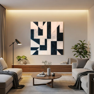 Monochrome Contrast Canvas Print