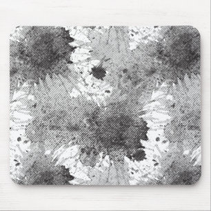 Monochrome dye stains mouse pad
