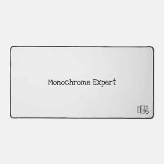 Monochrome Expert Desk Mat for Designers