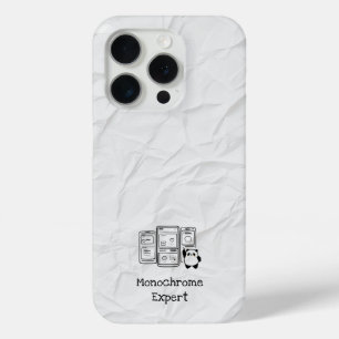 Monochrome Expert iPhone Case