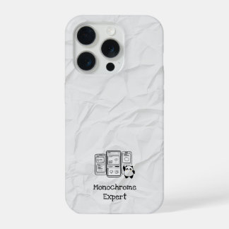 Monochrome Expert iPhone Case