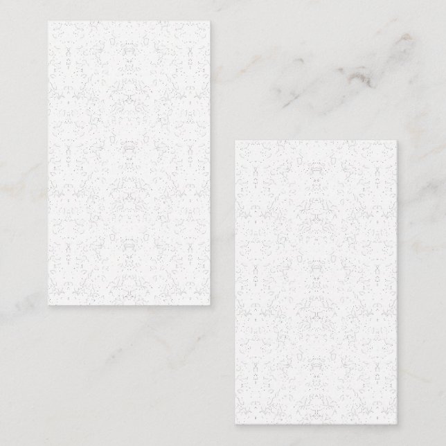 Monochrome Floral Pattern – Elegant Seamless Art Enclosure Card (Front/Back)