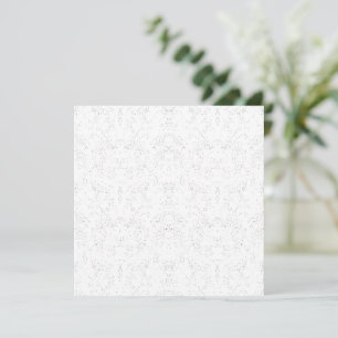 Monochrome Floral Pattern – Elegant Seamless Art Holiday Card