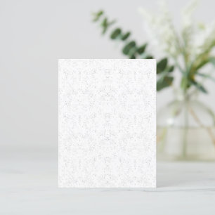 Monochrome Floral Pattern – Elegant Seamless Art Holiday Postcard
