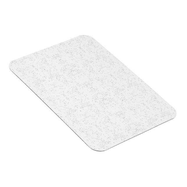 Monochrome Floral Pattern – Elegant Seamless Art Magnet (Right Side)
