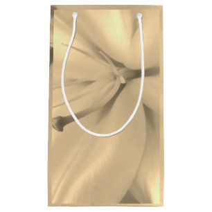 Monochrome  Floral Photo  Gift Bag