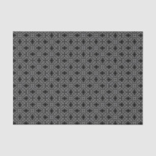 Monochrome Geometric Decoupage Design Tissue Paper