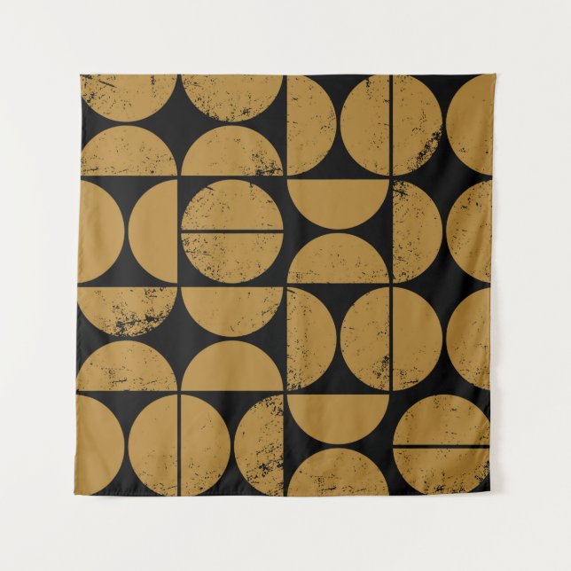 Monochrome geometric seamless pattern in Scandinav Tapestry (Front)
