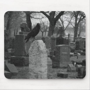 Monochrome Goth Mouse Pad