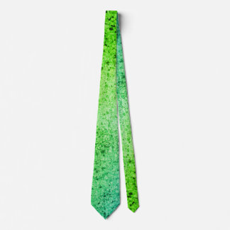 monochrome green speckled stone pattern tie