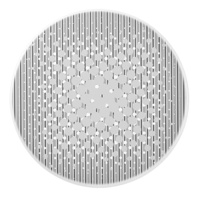 Monochrome Grey Density Design - Drawer Knob (Front)