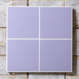 Monochrome Lavender Purple Chequered Modern  Tile
