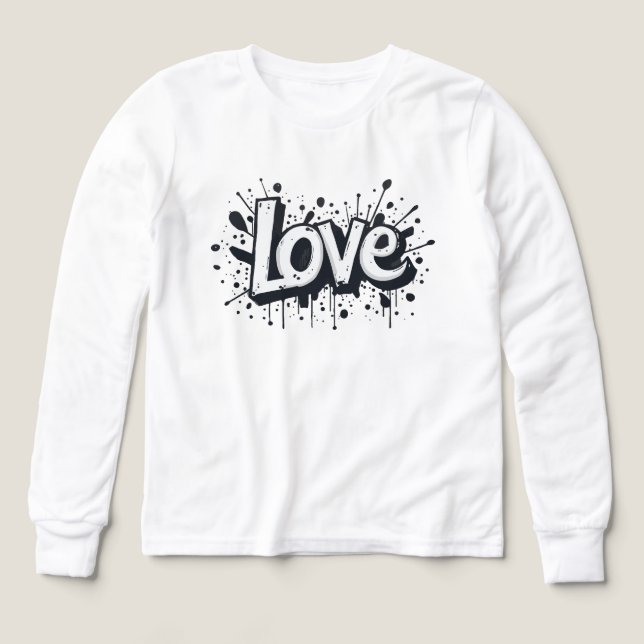 Monochrome Love Tag (Design Front)