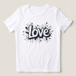 Monochrome Love Tag Tri-Blend Shirt