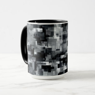Monochrome Matrix Mosaic Mug