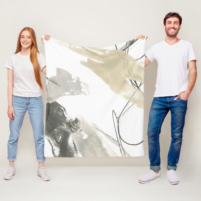 Monochrome Momentum Fleece Blanket (In Situ)