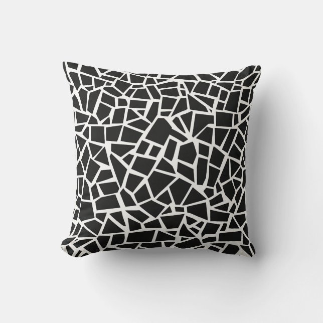 Monochrome Mosaic Cushion (Front)