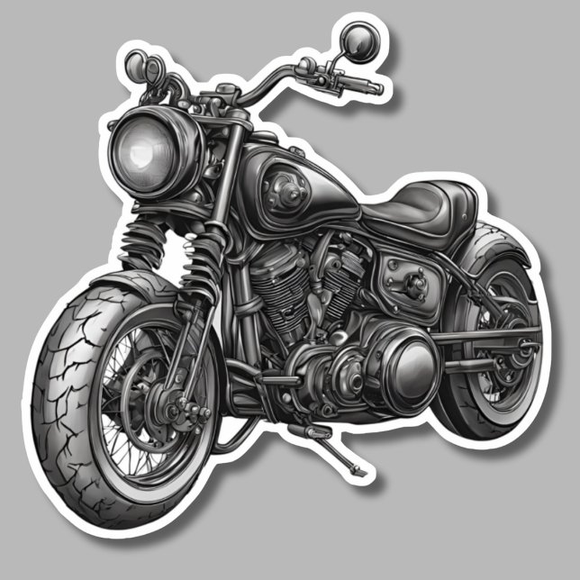 Monochrome Motorcycle Waterproof  (Creator Uploaded)