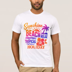 Monochrome Mountain Peaks with Stylised Gold Sunbu T-Shirt