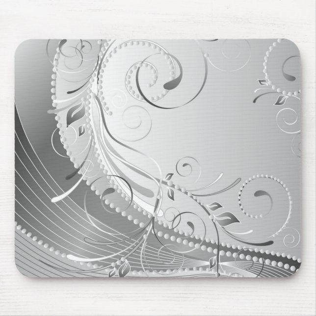 monochrome mouse pad (Front)