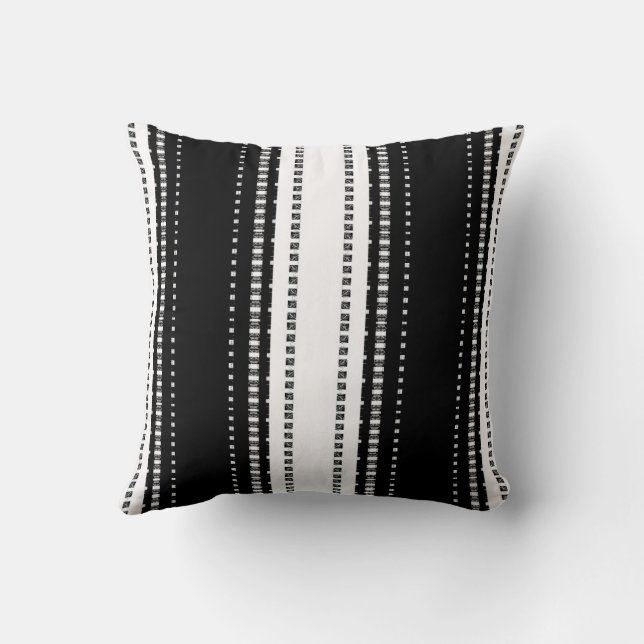 Monochrome Pulse Cushion (Back)