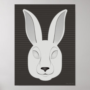 Monochrome Rabbit Poster