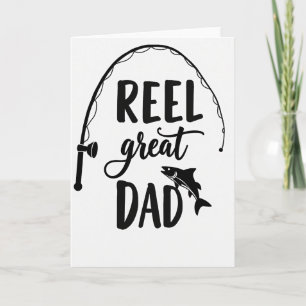Monochrome Reel Great Dad Card