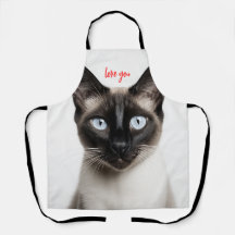 Monochrome Siamese Cat Love