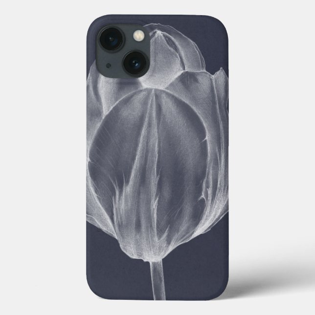 Monochrome Tulip I Case-Mate iPhone Case (Back)