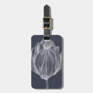 Monochrome Tulip I Luggage Tag