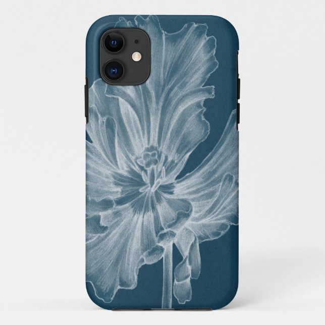 Monochrome Tulip II Case-Mate iPhone Case (Back)