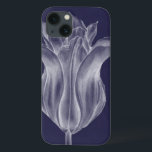 Monochrome Tulip III iPhone 13 Case<br><div class="desc">Floral</div>