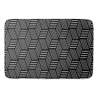 Monochrome Weave  Bath Mat
