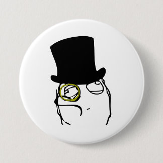 Monocled Sir 7.5 Cm Round Badge