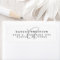 Monogoram Chic | Stylish Script | Return Address