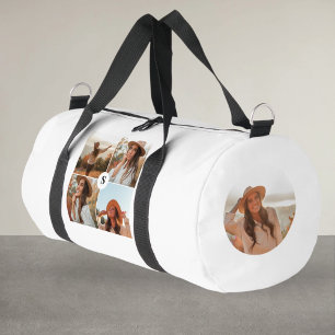 Monogram 10 Photo Collage Duffle Bag