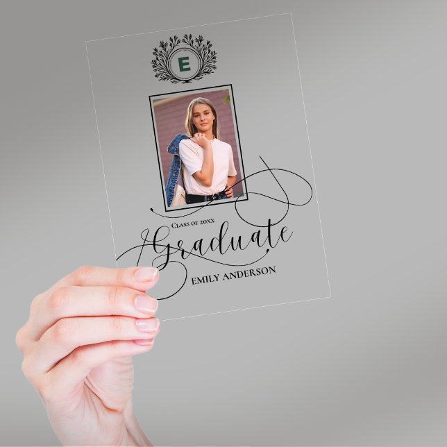 Monogram 2025 Graduation Photo Announcement (Monogram 2025 Graduation Photo Announcement)