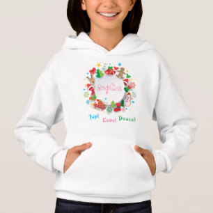 Monogram 20XX Hello Winter Holiday Symbols Pattern