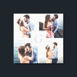 Monogram 4 Photo Gift Photo Canvas Print<br><div class="desc">Monogram 4 Photo Gift Photo Canvas</div>