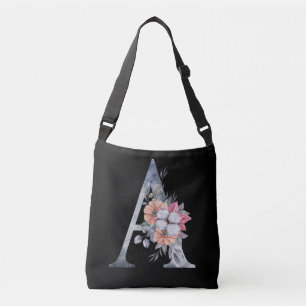 Monogram A Floral Blues Crossbody Bag
